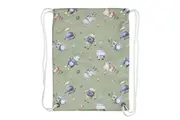 Ashdene Robots 28x37cm Swim Tote Bag Kids Children Drawstring Backpack Green