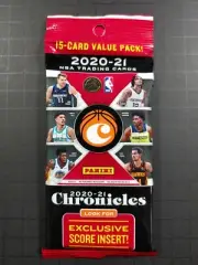 2020-21 Panini Chronicles NBA Basketball 15 card value pack new ANTHONY EDWARDS?