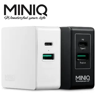 [富廉網]【miniQ】AC-DK23T 智能快速 充電器