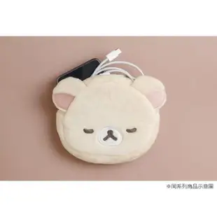 【San-X】拉拉熊 懶懶熊 基礎風系列 絨毛造型收納包 拉拉熊(Rilakkuma)