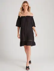 Millers On or Off Shoulder Crinkle Dress