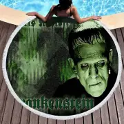 Boris Karloff Frankenstein Beach Towel Yoga Mat Wall Hanging Home Decor etc
