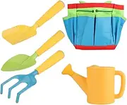 1Set Gardening Tools Outdoor Planting Supplies for Boys Bright Shovels Rakes Beach Digging Lightweight Gardening Equipment for Nature