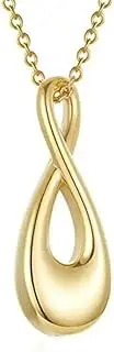 DOTUIARG Stainless Steel Love Cremation Jewelry Urn Pendants for Ashes Holder Memorial Keepsake Urn Necklace for Pet/Human
