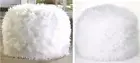 FUZZY WHITE OTTOMAN POUF OR FOOTSTOOL** NIB