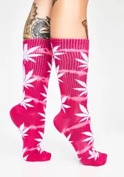 [HUF] Lightening Wash Plantlife Socks