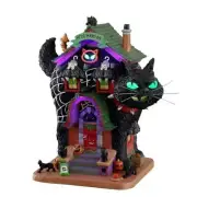 Lemax Spooky Town 2021 MEOW MANSION #15730 NRFB Lit Village Bldg*