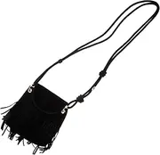 [CALLARON] Vintage Tassel Crossbody Bag for Women Fringe Shoulder Purse Unique Chic Portable Handbag Stylish Retro Design for Daily Use