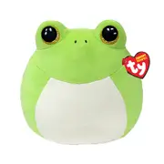 TY Squishy Beanies Plush 25cm Snapper Green Frog TY39276