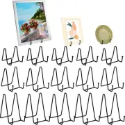 Iron Art Display Stand Storage Rack Metal Easel Plate Shelf Holder Picture