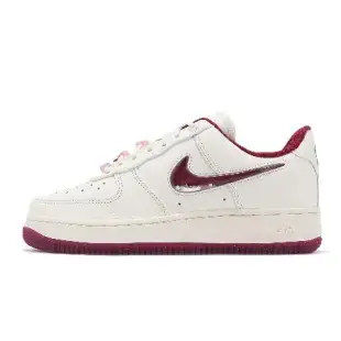 Nike Wmns Air Force 1 07 SE PRM 女鞋 情人節 吊飾 米白 莓紅 AF1 FZ5068-161