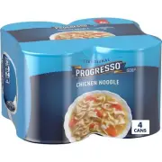 (4 Pack) Progresso Traditional Classic Chicken Noodle Soup, 19 Ounce