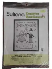 SULTANA CREATIVE NEEDLEWORK KIT OUR WEDDING 1160 NOS