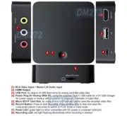 Premium Video Digitizer Recorder Support MIcro SD TF Card USB Drive Plug-In