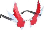 [HAPINARY] Sunglasses Photography Prop Unique Spread Wing Design for Men Fashionable Sunglasses Decor