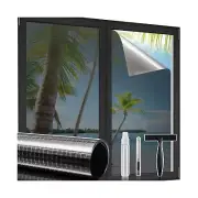 Beautysaid One Way Privacy Window Film See Out Not in Sun Blocking Home Windo...