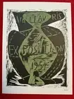 PABLO PICASSO,Exposition,Vallauris 1954 Plate-signed,Vintage, Poster Print 1964