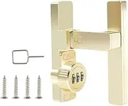 Barn Door Latches, Zinc Alloy Flip Latch Lock with 3 Digit Combination, 90/180 Degree Safe Barn Gate Password Lock, Sliding Door Keyless Lock Latch, Swinging Gate Lock for Sliding Door (B)