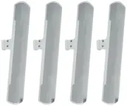 (4) JBL COL600-WH 24" White 70V Commercial Slim Column Wall Mount Array Speakers