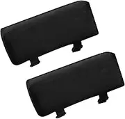 Perfk Chair Armrest Pad Elbow Support Universal Thick Removable Washable Portable Soft Multipurpose Arm Cushion for Computer Chair, Black