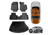 3D Floor Mats Boot Liner for Lexus NX250 NX350 NX350h NX450h 2022-2025 All Weather Heavy Duty Cargo Car Trunk Luggage Tray