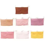 Soft Plush Baby Bed Storage Bag Portable Hanging Nappy Organizers Case