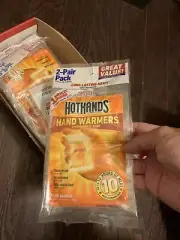 HotHands Hand Warmers Pairs Safe Natural Odorless Pocket Heat 20 Hand Warmers