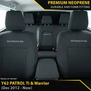 Nissan Patrol Y62 Ti & Warrior - GP6 Premium Neoprene Bundle (Made to Order)