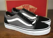 Vans Old Skool Sneakers Grey Pewter Black Shoes VN000K6HR0 Size Men 3.5 Women 5