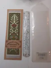 Oriental Carpet Bookmark Green Hereke Authentic Woven Carpet See Photos