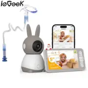 ieGeek Baby Monitor Camera 2K Tow Way Audio Motion Human Detection With Bracket