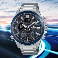 在飛比找PChome24h購物優惠-CASIO 卡西歐 EDIFICE 賽車運動藍芽手錶(ECB