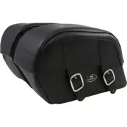 Saddlemen Drifter Slant Saddlebags - Plain (Black) Jumbo | 3501-0320