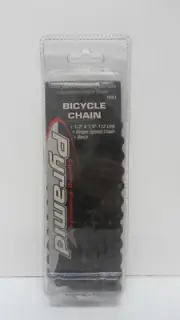 Pyramid Single Speed Bicycle Chain 1/2 x 1/8" 112L Black NOS, #1603 Cycling