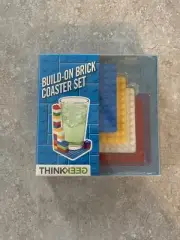 Thinkgeek Build-on Brick Coaster Set