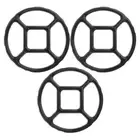 3pcs Wok Stand Gas Stove Parts Cookware Accessories Wok Support Rack Set