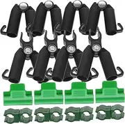 VANZACK 1 Set Plant Climbing Support Clips Durable Greenhouse Film Clamps for Rattan and Tube Connections for Cucumber and Vine Growth Gardens