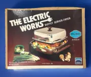 MIRRO The Electric Works Polished Aluminum Buffet Server-Fryer~New & Unopened!