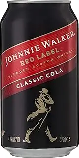 Johnnie Walker Red Label and Classic Cola 375mL Can (case of 24)