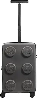 [Concept One] Lego 22 Inch Carry On Rolling Luggage, Signature Brick Hardshell Suitcase with Spinner Wheels, Grey, Grey, Lego 22 Inch Carry on Rolling Luggage, Signature Brick Hardshell Suitcase with