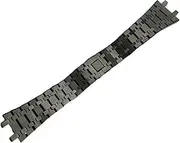 [SKXMOD] Black gold silver watchband 21mm 26mm Men women Stainless Steel Watch Band Bracelet For AP ROYAL OAK strap folding buckle