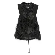 [Junya Watanabe] Junya Watanabe Buckle-detail Top M BLACK