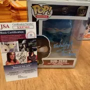 Steve Blum Signed Sub-Zero Funko Pop 1057 Auto Autograph Nice!!! JSA COA !!!