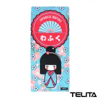 在飛比找樂天市場購物網優惠-TELITA日式和風滿版印花海灘巾(和服娃娃)