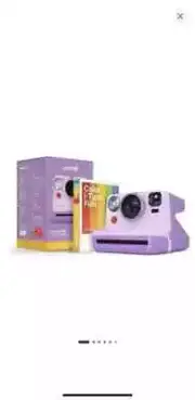 POLAROID NOW 2ND GENERATION I-TYPE INSTANT FILM CAMERA PURPLE +8 INSTANT PHOTOS