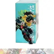 BANDAI SPIRITS Izuku Midoriy a ver. 2 [A]: 9cm M.H.A. Figure Bundled with 1 A.C.G. Compatible Theme Trading Card (89655)