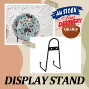 1/2x Versatile Wall Mount Plate Display Stands For Various Decorative Plates