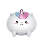 USB Charging Silicone LED Night Light Little Monster Silicone Lamp Indoor Lighting Home Bedroom Decoration Kids Christmas Gifts GOLD COLOR