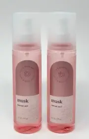 2 NEW BATH & BODY WORKS MUSK PERFUME MIST FRAGRANCE BODY SPRAY 6 OZ LARGE