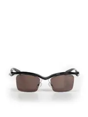Black Abstract Arms Square Sunglasses